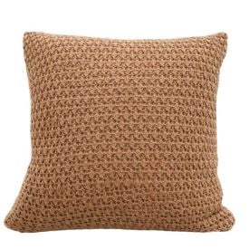Almofada Decorativa de Tricot Vancouver 43X43cm Havan Casa - Mocha