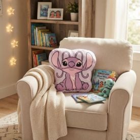 Almofada Decorativa Personagens Marvel e Disney - Disney Angel Rosa