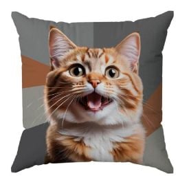 Almofada Decorativa Pets Havan Casa - Gato Laranja