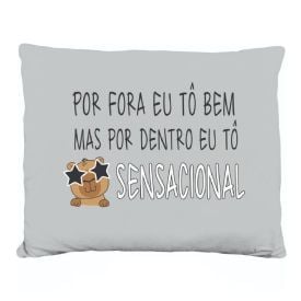 Almofada Funny 35X45cm Havan Casa - Cinza Sensacional