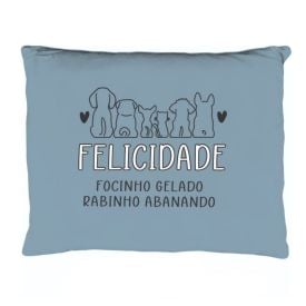 Almofada Funny 35X45cm Havan Casa - Azul Felicidade
