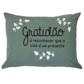 Almofada Funny 35X45cm Havan Casa - Verde Gratidão
