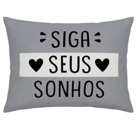Almofada Funny 35X45cm Havan Casa - Cinza Sonhos 