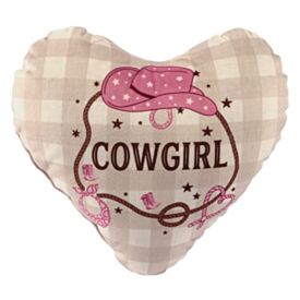 Almofada Infantil Divertida Cowgirl Havan Casa - Coração