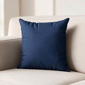Almofada Naturalle 45X45cm Lisa Havan Casa - Linen Azul 2
