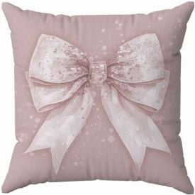 Almofada Veludo 48X48 Cm Estampada Havan Casa - Laço