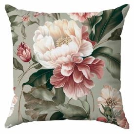 Almofada Veludo 48X48 Cm Estampada Havan Casa - Jardim 