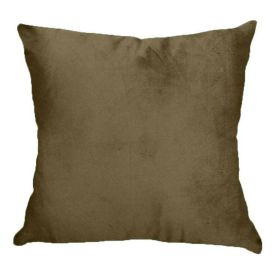 Almofada Veludo 48X48 cm Liso Havan Casa - MARROM