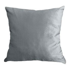 Almofada Veludo 50X50 cm Liso Havan Casa - Cinza