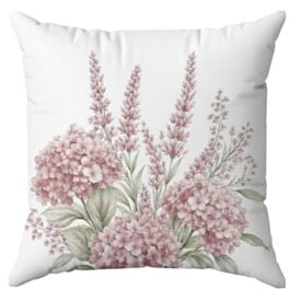 Almofada Veludo Estampado Verão 48X48cm Havan Casa - Lavanda Rosa