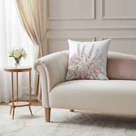 Almofada Veludo Estampado Verão 48X48cm Havan Casa - Lavanda Rosa