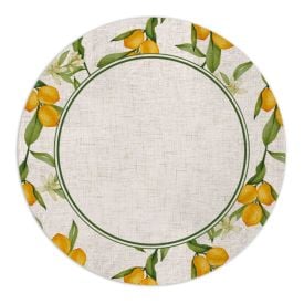 Fundo de Prato Viena 40 cm Havan Casa - Limão Siciliano