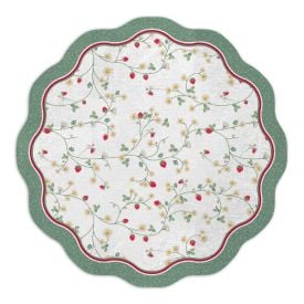 Fundo de Prato Viena 40 cm Havan Casa - Morangos