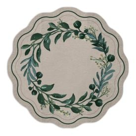 Fundo de Prato Viena 40 cm Havan Casa - Ervas Verdes