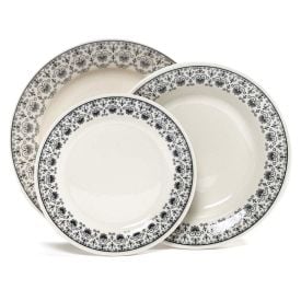 Aparelho De Jantar Donna Renda 12 Pe&ccedil;as - Cer&acirc;mica