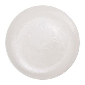 Aparelho De Jantar Unni Orqu&iacute;dea White Oxford 20 Pe&ccedil;as - Cer&acirc;mica