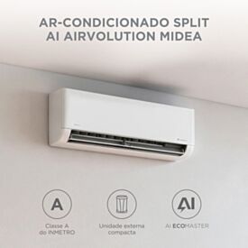 Ar Condicionado Midea 9000 Btus Quente e Frio Inverter Ai Airvolution - 220V