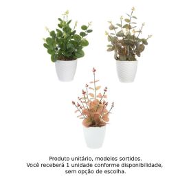 Arranjo Eucalipto Florarte 33Cm - Sortido