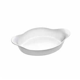 Assadeira Oval Opaline Marinex 600Ml - Branco