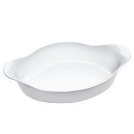 Assadeira Oval Opaline Marinex 1,85 Litros - Branca