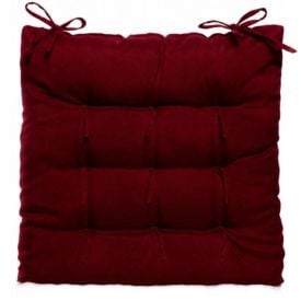Assento Futton 40X40 cm Liso Oxford Havan Casa - Bordô
