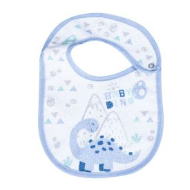 Babador Infantil Estampado Com Forro Havan Baby - Dino Azul