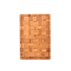 Bandeja Bambu Retangular Havan Casa 38Cm - Xadrez