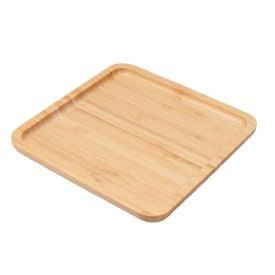 Bandeja de Bambu Quadrada 20 cm Havan Casa