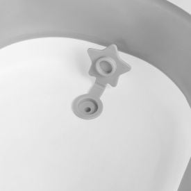 Banheira de Bebê Retrátil Acquarella com Suporte Infanti - Cinza