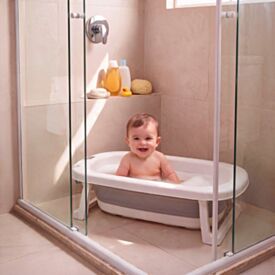 Banheira de Bebê Retrátil com Termômetro Havan Baby - Branco