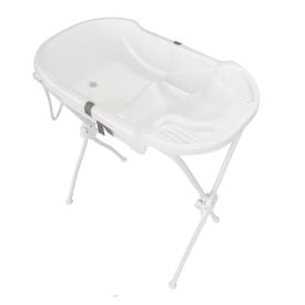 Banheira Infantil Ergonômica Com Suporte Tutti Baby - Branca