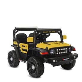 Quadriciclo Carro Banjipe Off-Road Elétrico 12V Amarelo Brinquedos Bandeirante