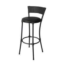 Banqueta Alta de Ferro 94 cm Famais - Preto