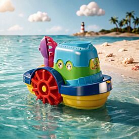 Barco Balde de Praia Azul Mercotoys - Sortido