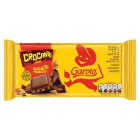 Barra de Chocolate Ao Leite Crocante Garoto - 80g