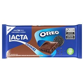 Barra de Chocolate Ao Leite Oreo Lacta - 80g