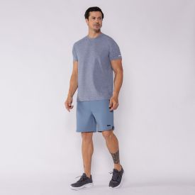 Bermuda Esportiva Masculina Interlock Scream Azul