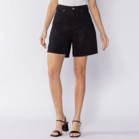 Bermuda Feminina De Sarja Patricia Foster Preto