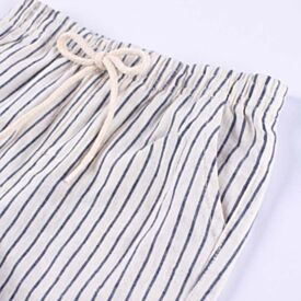 Bermuda Infantil Menino 1 a 3 Anos Yoyo Kids Listrado Azul