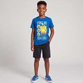 Bermuda Juvenil Menino 12 a 16 Anos Em Sarja Hot Dog Jeans Black