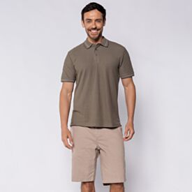 Bermuda Masculina Em Sarja Thing Caqui