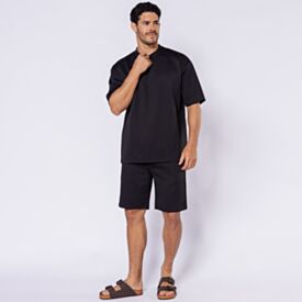 Bermuda Masculina Texturizada Thing Preto