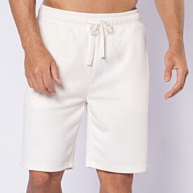 Bermuda Masculina Texturizada Thing Off White
