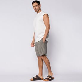 Bermuda Masculino Em Linho Thing Verde