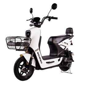Bicicleta Elétrica Wx-15 Wehawk 800W Bateria Lítio 48V 20Ah - Branco e Cinza