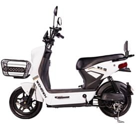 Bicicleta Elétrica Wx-15 Wehawk 800W Bateria Lítio 48V 20Ah - Branco e Cinza