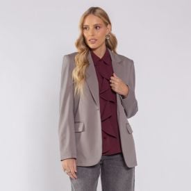 Blazer Feminino Em Ponto Roma Patricia Foster