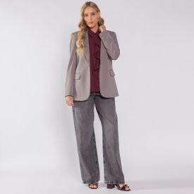 Blazer Feminino Em Ponto Roma Patricia Foster