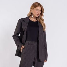 Blazer Feminino Risca De Giz Patricia Foster