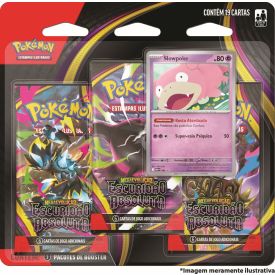 Blister Triplo Pokémon Me05 Escuridão Absoluta Copag